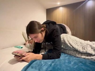 Hot latina gf spanks fingers my ass till i cum - lesbian hd